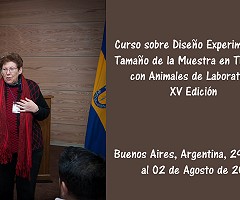 Curso sobre Diseño Experimental y Tamaño de la Muestra en Trabajos con Animales de Laboratorio XV Edición