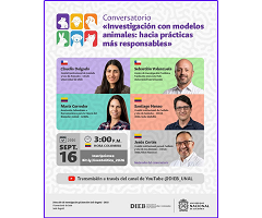 Conversatorio abordará los desafíos de la investigación con modelos animales