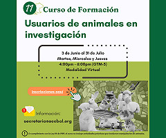 Curso de Formación para Usuarios de Modelos Animales en Investigación – Edición 2025