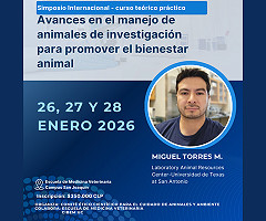 ¡Preinscríbete! Simposio internacional-Curso Animales de investigación