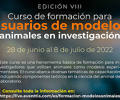 Formación para usuarios de modelos animales en investigación: VIII Edición
