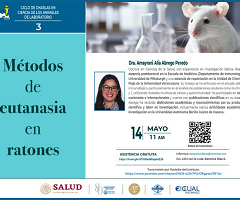 Charla virtual: “Métodos de eutanasia en ratones de laboratorio