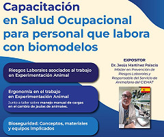Capacitación en Salud Ocupacional para Personal que Labora con Biomodelos