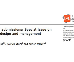 Llamado de la Revista Laboratory Animals para un número especial enfocado en