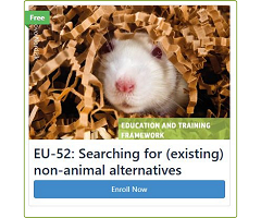 Curso gratuito de ETPLAS sobre búsqueda de alternativas sin animales