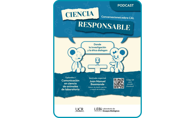 “Ciencia Responsable”: nuevo podcast sobre ética e investigación con animales de laboratorio