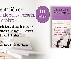 Presentación de la segunda edición del libro 'Editando genes: recorta, pega y colorea'.