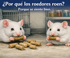 ¿Por qué los roedores roen? La ciencia revela que… les produce placer
